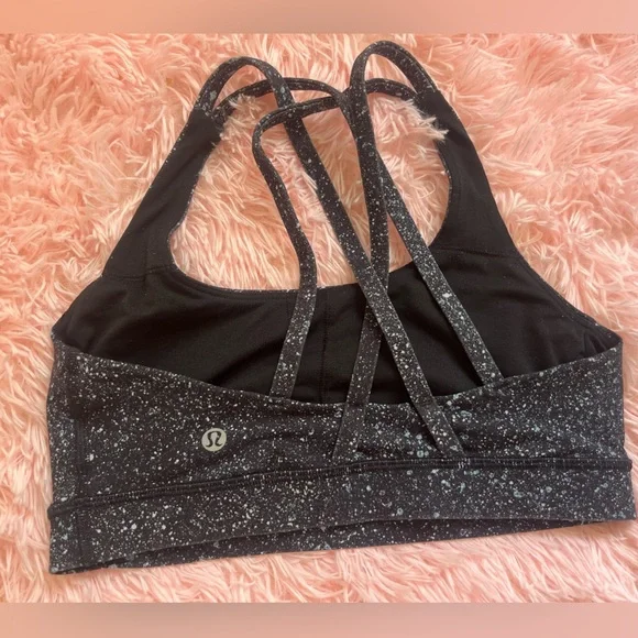 lululemon athletica Black Speckled  Bra - Picture 4 of 4